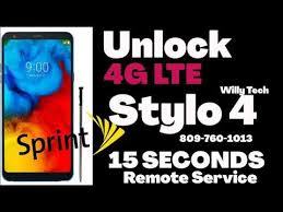 Apr 13 2020, 12:07 pm. Unlock Lte Lg Stylo 4 Q710p Q710al Q710pl Call Lte Service Remote Youtube