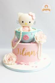 Birthday Cakes For Ladies 2020 Pin By Ozlem Tok On Home Decoration Objects In 2020 Hello Kitty Birthday Cake Baby Girl Birthday Cake Hello Kitty Birthday Party Ideas Cake