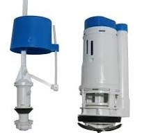 Chasse d'eau WC avec bouton poussoir de 58 mm