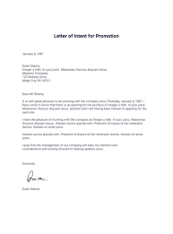 Letter Of Intent For Promotion Pdf Templates Jotform