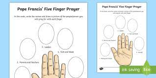 Use them with groups of kids or individually, as you teach and help kids learn to spend time with god. Praying With Your 5 Fingers Worksheet Worksheet