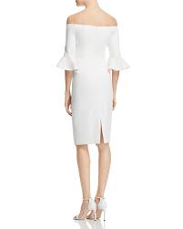 Black Halo Madigan Off The Shoulder Dress Women Dresses Bloomingdale S Designer Cocktail Dress Party Dresses For Women Cocktail Dress Party