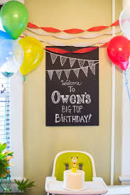 Birthday Party Decorations At Home For Men Strong Man Circus 1st Birthday Party Project Nursery Kids Party Decorations Circus 1st Birthdays Birthday Party Themes