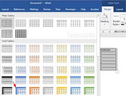 Bagaimana untuk menjadikan tabel excel sebagai format tabel excel? Cara Cepat Memformat Tabel Di Microsoft Word Dengan Table Styles