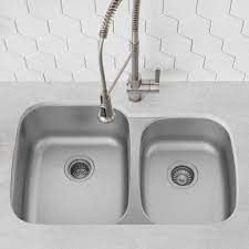 Maybe you would like to learn more about one of these? Kraus Premier Stainless Steel 32 Inch 2 Bowl Undermount Kitchen Sink Overstock 4282016
