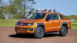 Photos Volkswagen 2018 Amarok V6 Concept Pickup Orange 1920x1080