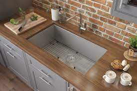 It is easy to install and available in various variety of colors and materials. Kitchen Sinks Ruvati Usa