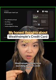 My honest honest thoughts are in the next part tho 🫠 #wealthsimple  #creditcard #honestreview