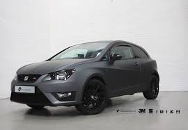 Seat Ibiza Wrapped In 3m Matte Metallic Dark Grey With 3m Satin Black Detailing Completing The Look With 20 Rear Window Tints Seat Ibiza 3mmattemeta Ibiza