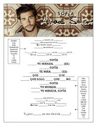 Mira, sofia sin tu mirada, sigo sin tu mirada, sigo dime sofia. Sofia Alvaro Soler Worksheets Teaching Resources Tpt