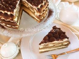 Torta Tiramisu Con Pan Di Spagna E Crema Al Mascarpone Kikakitchen Ricetta Idee Alimentari Torta Tiramisu Tiramisu