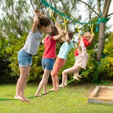 Ninja Parcours Slackline In 2020 Gartenspielzeug Abenteuer Ninja