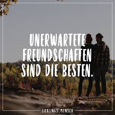 Unerwartete Freundschaften Sind Die Besten Visual Statements Freundschaft Visual Statements Weisheiten