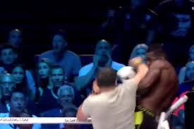 But what followed left spectators stunned. Video Glory Kickboxer Murthel Groenhart Gets Assaulted By Ring Intruders After Ko Win Bloody Elbow