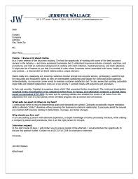 Insurance Cover Letter Cover Letter Example Resume Cover Letter Examples Sample Resume Cover Letter