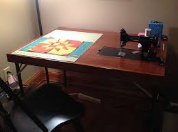 New 42 Wide Singer Featherweight Folding Card Table From Cottagecraftworks Com Vintage Sewing Machines Sewing Table Sewing Machine Tables