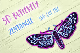 Download 3d Zentangle Dragonfly 3d Papercut Graphic By Tatiana Cociorva Creative Fabrica