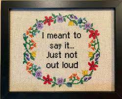 Content of i'm an odd combination funny sarcastic cross stitch pattern: 23 Funny Cross Stitch Patterns