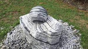 Lava brunnen mit durchbruch und drehender glaskugel 15cm. Drehende Kugel Gartenbrunnen Youtube