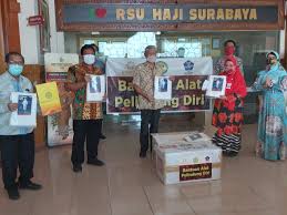 Rumah sakit islam darus syifa' surabaya. Penerimaan Bantuan Dan Donasi Dari Rsi Darus Syifa Bagi Petugas Kesehatan Penanganan Covid 19 Di Rsu Haji Surabaya