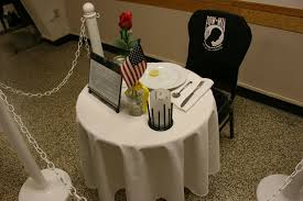 This special scene honors those who cannot join us at a local post—prisoners of war or those missing in action. Memorial Day In Faribault 375 Mia Pow Table Minnesota Prairie Roots