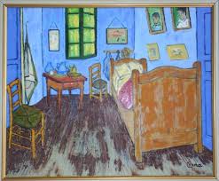 The other two oil paintings are kept by the van gogh museum and by the art institute of chicago, whilst letter b22 (jh_1610) is in a private collecion and letter 554 (jh_1609) in the van gogh museum. La Chambre De Vincent Van Gogh A St Remy D Apres Van Gogh Pintura Por Claude Mura Artmajeur