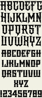 Modern Style With Sharp Corners And Eye Catching Bold Letters That Command Your Viewer 39 S Attenti Tattoo Lettering Fonts Lettering Alphabet Lettering Fonts