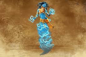 Alesar is somewhat special because he is a blue djinn who switched sides and is working for the green djinns in mal'ouquah now. Academy Djinn Might Magic Heroes 7