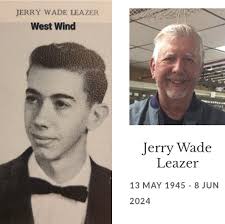 Passing of Wade Leazer, West Rowan High School Class of 1963