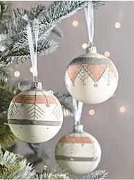 Six Handpainted Ikat Baubles In 2020 Scandi Christmas Decorations Diy Christmas Ornaments Christmas Ornaments