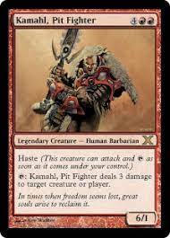 Kamahl, pit fighter 死鬥戰士卡馬爾 kamahl, der grubenkämpfer kamahl : Kamahl Pit Fighter Tenth Edition Gatherer Magic The Gathering