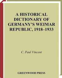 The ravages of time and use can be limited by a durable top or finish coat on your furniture. A Historical Dictionary Of Germanys Weimar Republic Pdf Wnlibrary