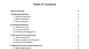 A business plan outline like the one below, will put you on a straight course to starting and finishing does your busness plan really need a table of contents? How To Start A Personal Training Business With Plan