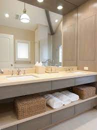 For large bathrooms, typical vanities range from 48 inches to 60 inches wide. We Love Dual Vanity Units Modern Bathroom Design Modern Bathroom Contemporary Bathroom Designs