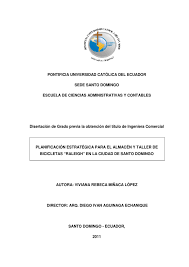 Este servicio gratuito de google traduce instantáneamente palabras, frases y páginas web del español a más de 100 idiomas y viceversa. Planificacion Estrategica Para El Almacen Y Taller De Bicicletas Raleigh En La Ciudad De Sd By Pontificia Universidad Catolica Del Ecuador Sede Santo Domingo Puce Sd Issuu