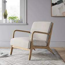Shop wooden armchair for living room at best price. Esters Wood Armchair Light Beige Project 62 Wood Arm Chair Arm Chairs Living Room Armchair