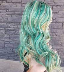 The traditionally brunette actress was photographed out yesterday with blonde hair and teal ends. 22 Incredible Teal Hair Color Ideas Trending In 2021