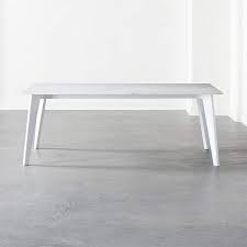 Johannesburg table set in brown cherry finish. Harper White Dining Table With White Marble Top Reviews Cb2
