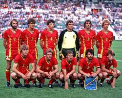 Belgium Lucmillecamps3 Alexandreczerniatynski21 Erwinvandenbergh9 Jean Mariepfaff1 Waltermeeuws4 Ludocoeck10 Janceulemans11 Guyvand Belgium Soccer Real Madrid