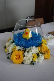 Pin By Dee Sattison On Centerpieces I Ve Made Baby Shower Duck Baby Shower Centerpieces Rubber Ducky Baby Shower