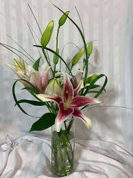 Flowers by nancy llc ⭐ , united states, middletown, 6401 middletown germantown rd: Simple Stargazer Lilies In Highland Il The Greenhouse Of Highland Llc