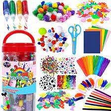 Maybe you would like to learn more about one of these? Amazon Com Funzbo Arts And Crafts Supplies For Kids Craft Art Supply Kit For Toddlers Age 4 5 6 7 8 9 All In One D I Y Crafting School Kindergarten Homeschool Supplies