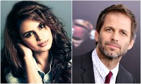 For a promotional event of her film, army of the dead, huma qureshi opted to wear a fabulous purple crop top and skirt set which she added a romantic touch to with her bold red lipstick. Huma Qureshi Joins Zack Snyder S Army Of The Dead Cinema Express