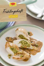 Gefullte Pesto Hahnchenbrust Mit Jager Rahmsauce Rezept Rahmsauce Rezepte Ideen Furs Essen