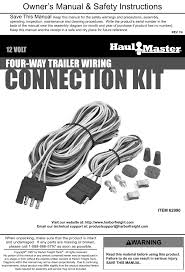 Seen a universal kit but not sure about it. Manual For The 62990 Four Way Trailer Wiring Connection Kit