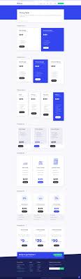 Pricing Tables Design Inspiration Example Bootstrap App Interface Design Web Layout Template Pricing Table