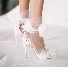 Tulle Wedding Socks Marchesa Fashion Tullesocks Tulle Bride Trendswedlifemag Marchesa Shoes Marchesa Bridal Bridal Heels
