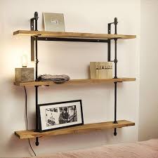 Regal Modular 57 Wandregal Gestell Aus Leimholz Mit Gewindestangen Gewindestangen Regal Haus Deko