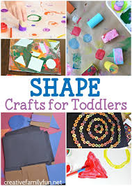 Simple And Fun Shape Crafts For Toddlers Creative Family Fun Shapes Preschool Crafts Shapes Preschool Shape Crafts