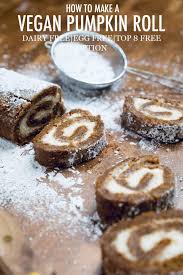 This link is to an external site that may or may not meet accessibility guidelines. Vegan Pumpkin Roll 2 Ways Make It Dairy Free